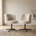 Esszimmerstuhl Alexander Jones Cream Fusion Swivel (Chadwick) - Richmond Interiors
