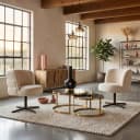 Esszimmerstuhl Alexander Jones Cream Fusion Swivel (Chadwick) - Richmond Interiors