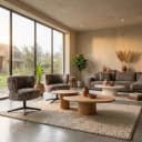 Esszimmerstuhl Alexis braun omara drehbar - Richmond Interiors