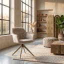 Esszimmerstuhl Aline khaki Samt drehbar feuerhemmend - Richmond Interiors
