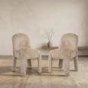 Esszimmerstuhl Brandi, hübsches Beige (2er-Set) - Richmond Interiors