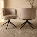 Cheyenne lovely beige Esstisch-Drehstuhl - Richmond Interiors