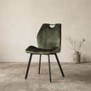Devon Esszimmerstuhl - Velvet Hunter - Lenselink Furniture