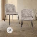Esszimmerstuhl Elvi trendy nature feuerhemmend (2er Set) - Richmond Interiors