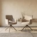 Esszimmerstuhl Ginerva Erde Tweed drehbar - Richmond Interiors