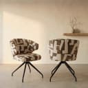 Esszimmerstuhl Milly moss graffic swivel - Richmond Interiors