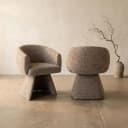 Esszimmerstuhl Quiriro mocca linear drehbar - Richmond Interiors