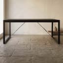 Esstisch Boaz, schwarz, Mangoholz, 220 cm - Starfurn