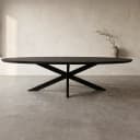 Esstisch Brandy Schwarz | 160 cm | Oval - Starfurn