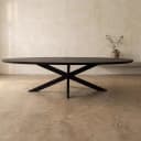 Esstisch Brandy Schwarz | 210 cm | Oval - Starfurn