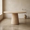 Esstisch Fictus beige 140Ø - Richmond Interiors