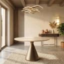 Esstisch Montgommery beige 130Ø - Richmond Interiors