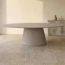 Esstisch Solana | 210 cm | Oval | Taupe - Starfurn