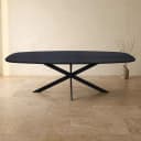 Ferris Eiche Esstisch | Dänisch Oval 240 cm | Schwarz - Starfurn