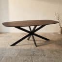 Ferris Eiche Esstisch | Dänisch Oval 280 cm | Braun - Starfurn