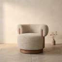 Sessel Nila braun - taupe Vanu - Eleonora