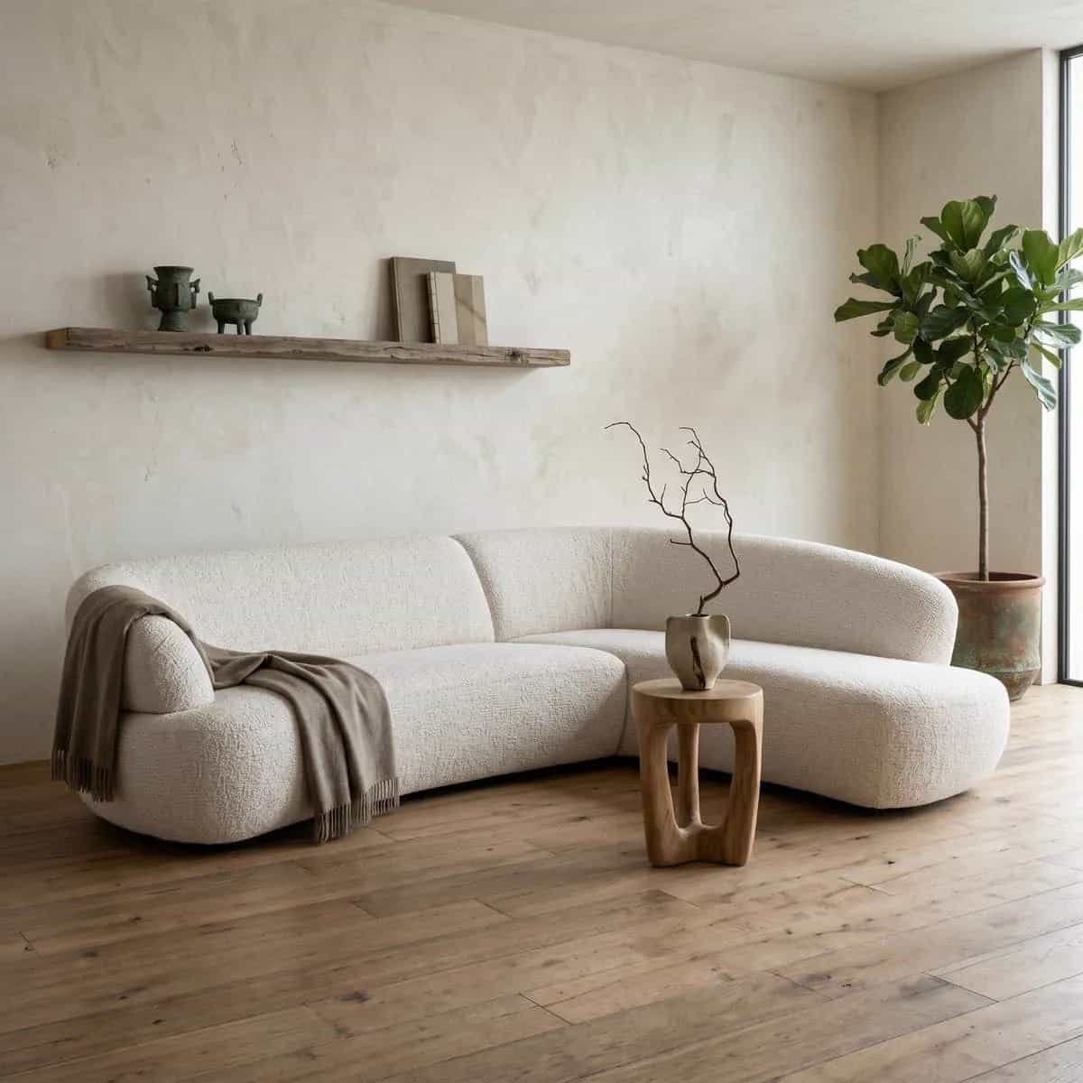 Ecksofa Lancia - organisch und rund