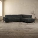 Ecksofa Levi | Schwarz - Wildeboer & van der Weide