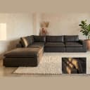 Ecksofa Lionel Afrika Leder Tabac - Het Anker