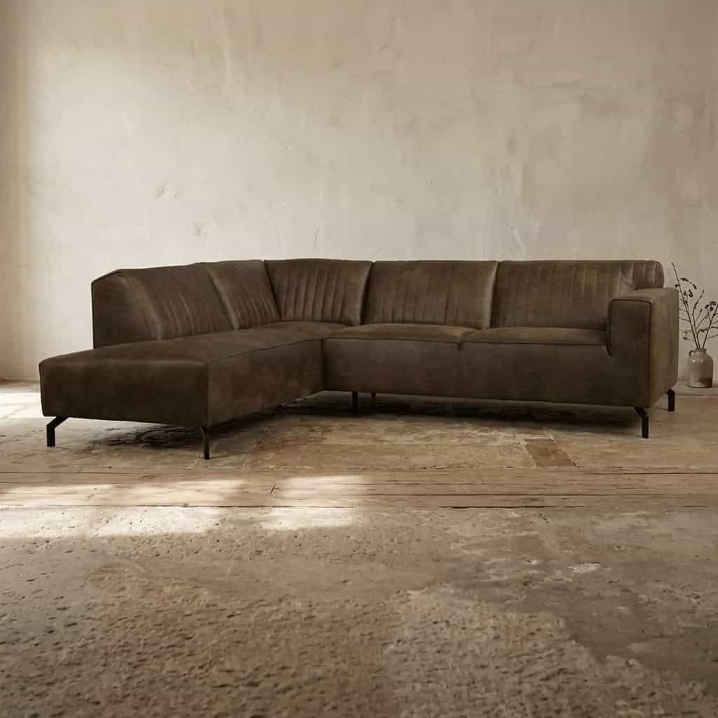Ecksofa Lola | Braun