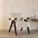 Lounge-Sessel Cooper weiß Chenille - Richmond Interiors