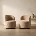 Lounge-Sessel Jackie sheep natural drehbar für Kinder - Richmond Interiors