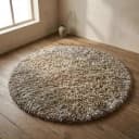 Teppich „Love Shaggy“ Beige, rund - Eurogros