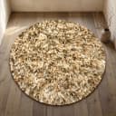 Teppich „Love Shaggy“ Beige, rund - Eurogros