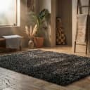 Teppich „Love Shaggy“ Taupe, rund - Eurogros