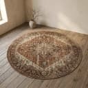 Teppich „Love Shaggy“ Taupe, rund - Eurogros