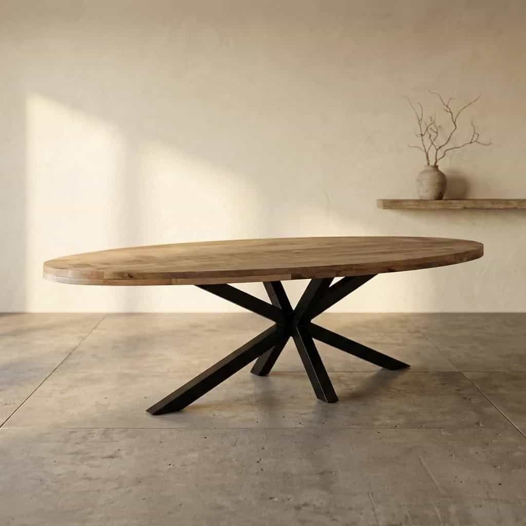Mango Oval Natur | 260 x 120cm