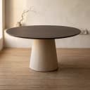 Runder Esstisch Madison, braunes Mangoholz, 150 cm - Starfurn