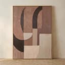 Wandbild Tatu rechts braun - Richmond Interiors