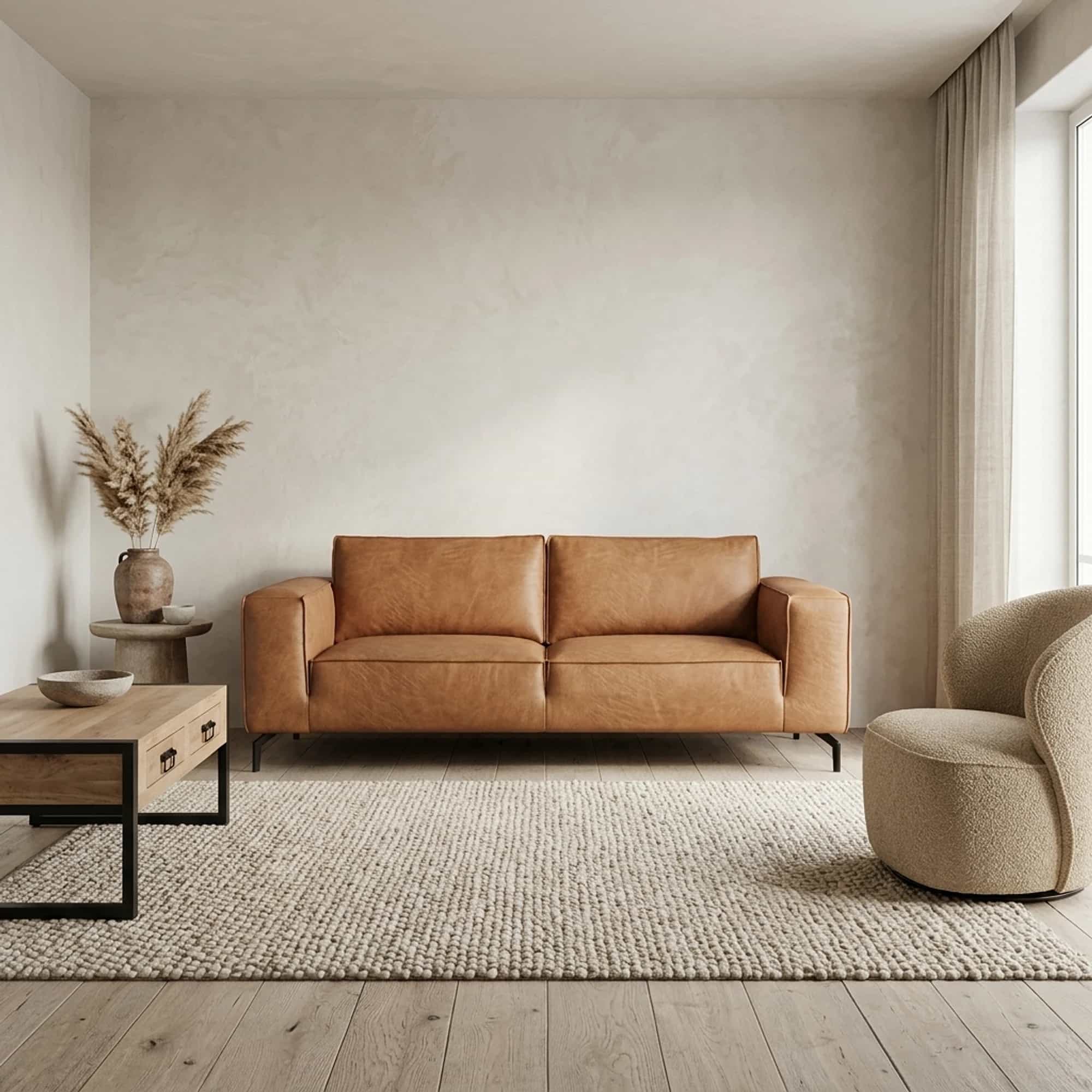 4-Sitzer Sofa Jules cognac