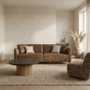 Ledersofa Globe Afrika Leder - Zitform