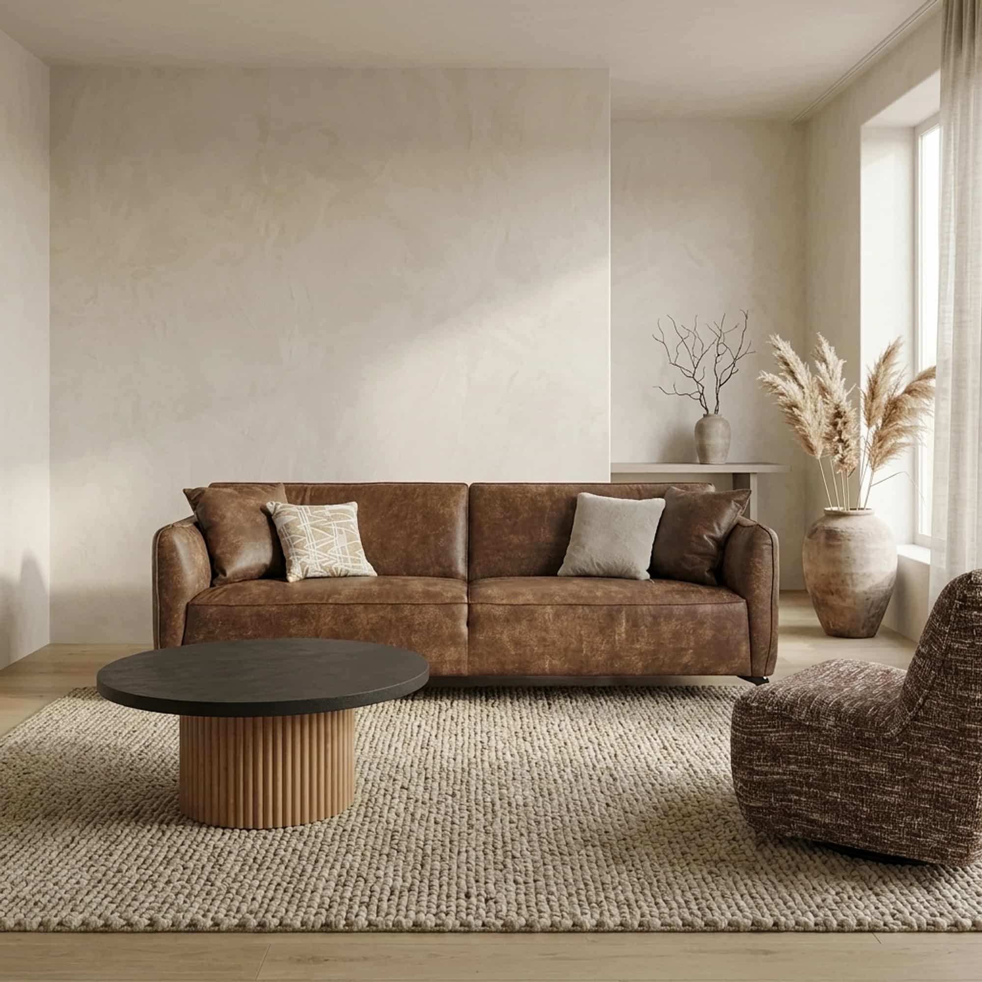 Ledersofa Globe Afrika Leder