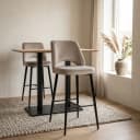 Barstuhl Tabitha trendy natur feuerhemmend - Richmond Interiors