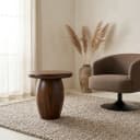 Beistelltisch Ø50, H50, Mango Brown Walnut, Balloon Table Collection - My Sons