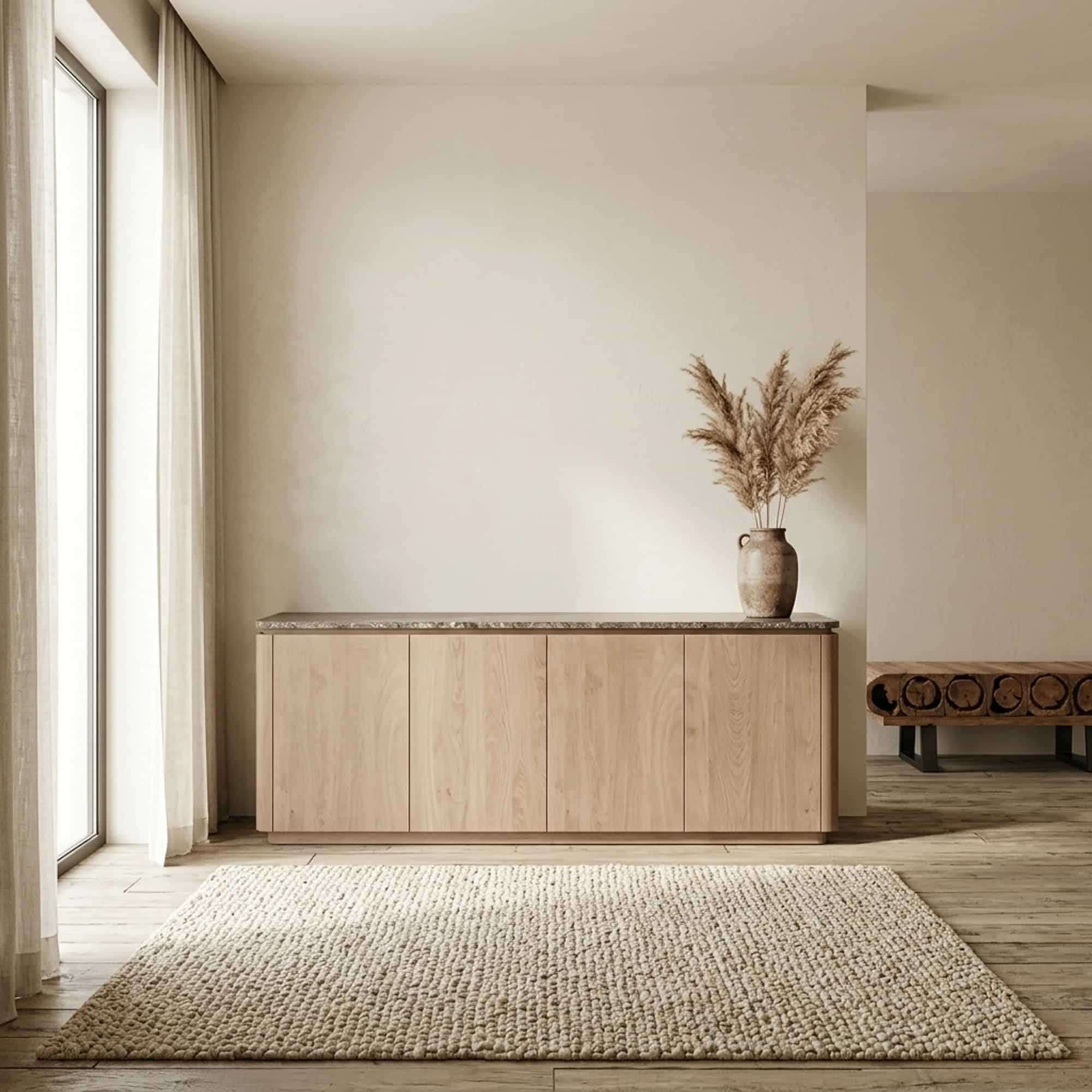 Oberteil Sideboard Dallas Braun Marmor 210 cm