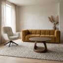 Bremen Couchtisch Ø70, H38, Mango Matt Walnut - My Sons
