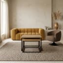 Cuba quadratischer Couchtisch, 2er-Set, mittel - My Sons