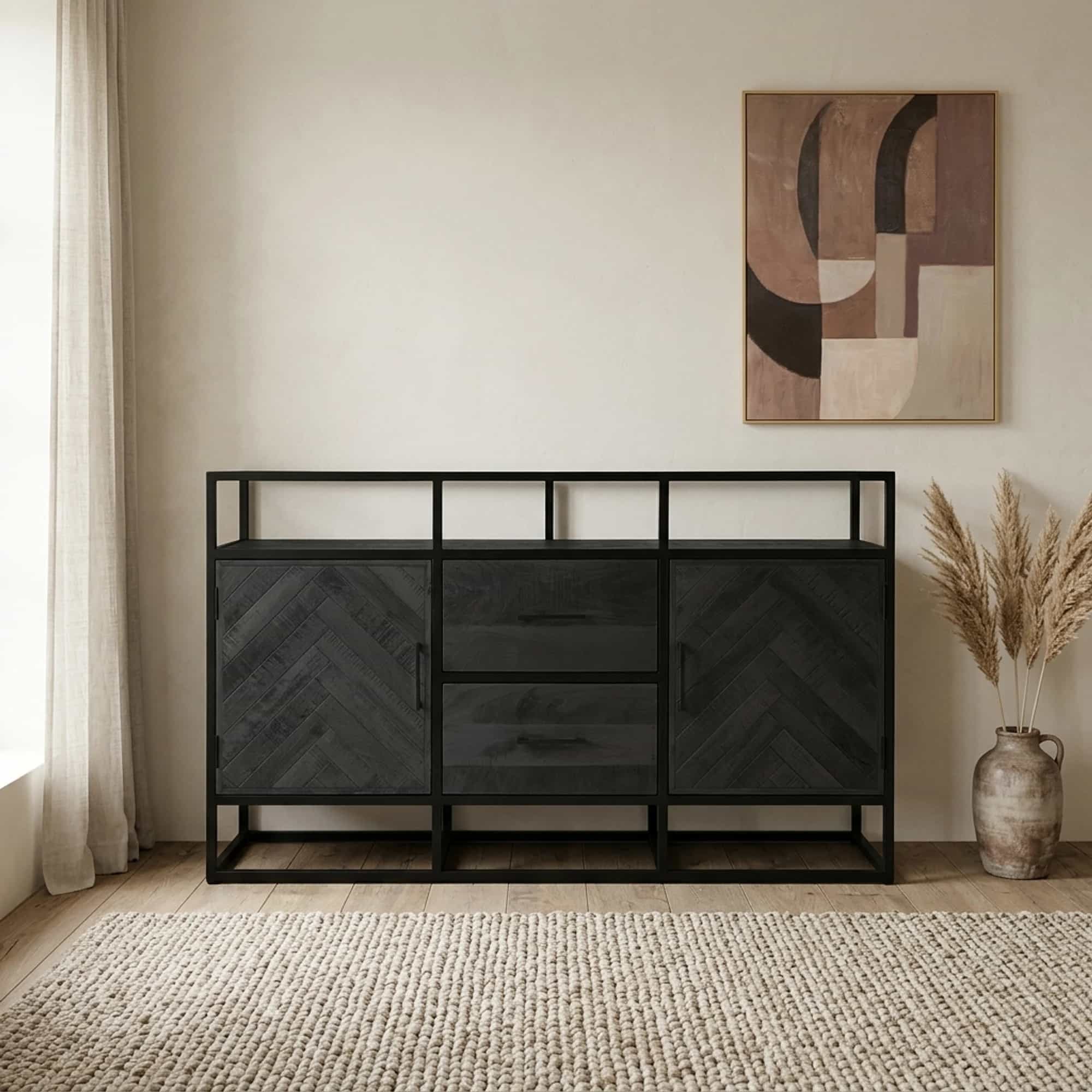 Dressoir Jax Zwart
