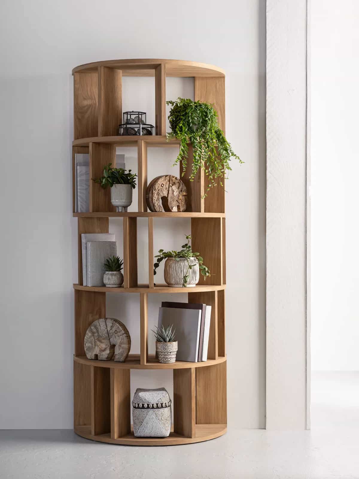 Bücherregal Forte rund
