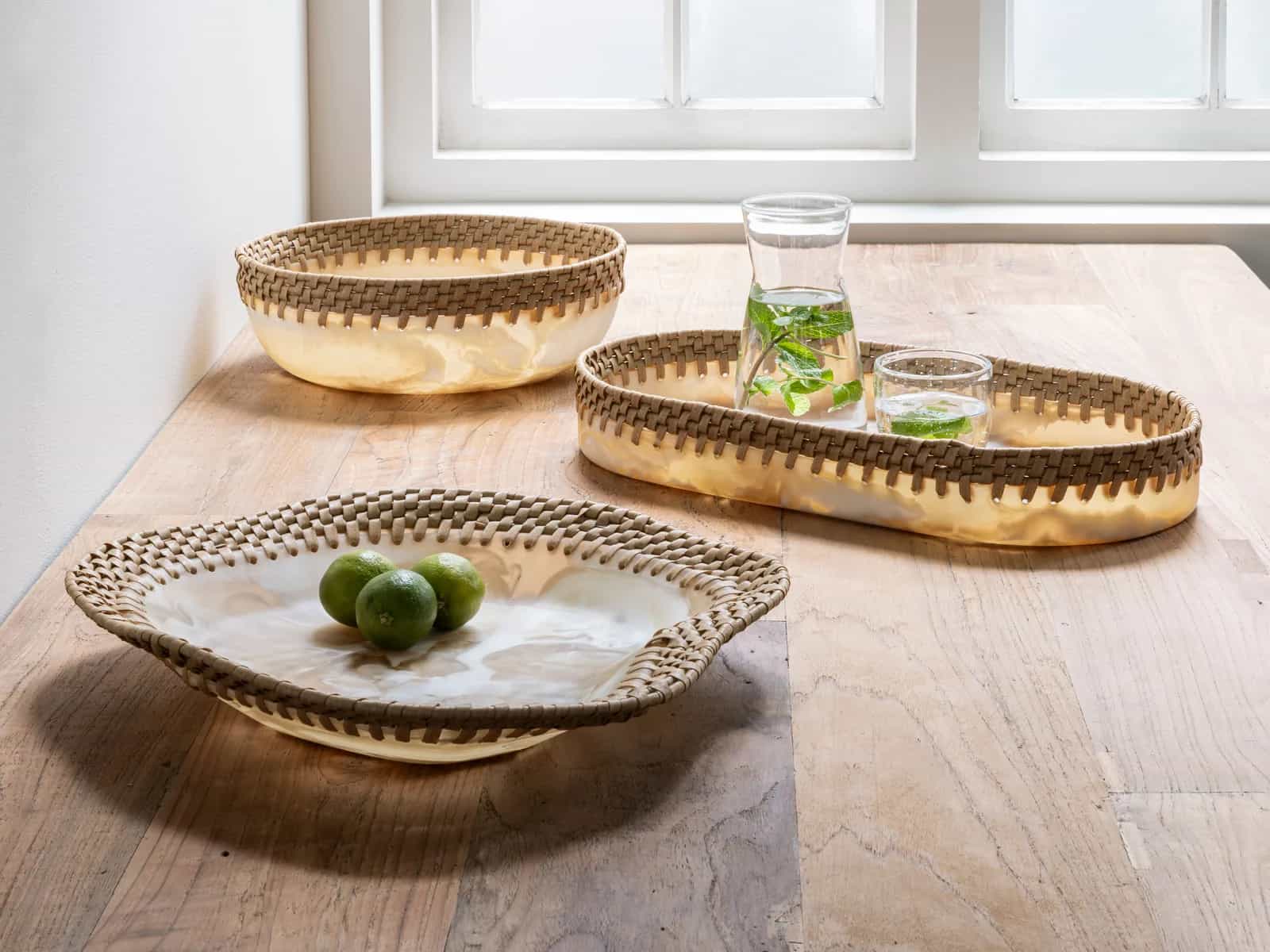 Tablett Bowl Da Vinci rund