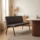 Esszimmerbank Tivoli Bull | 155 cm | Anthrazit - Starfurn