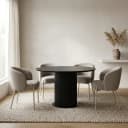 Esstisch Ø120, Acacia Black, Congo Table Collection - My Sons