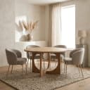Esstisch Ø130, Acacia Groovy Natural - My Sons