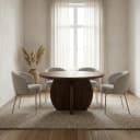 Esstisch Ø130, Mango Brown Walnut, Belly Table Collection - My Sons