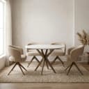 Esstisch Maisy weiß 114Ø - Richmond Interiors