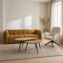 Erfurt Couchtisch organisch, 2er-Set, Smooth Natural - My Sons